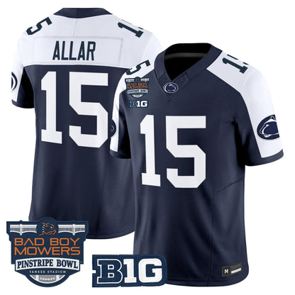 Men's Penn State Nittany Lions 2025 Pinstripe Bowl Vapor Limited Jersey V2 - All Stitched