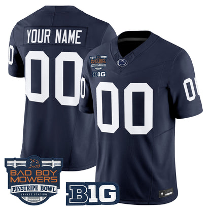 Penn State Nittany Lions 2025 Pinstripe Bowl Vapor Limited Custom Jersey V2 - All Stitched