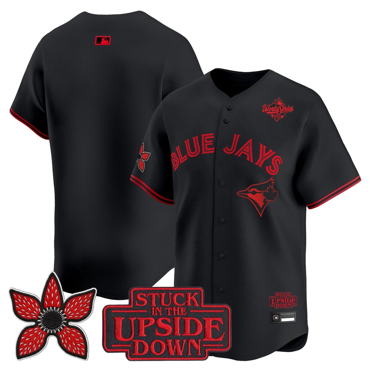 Toronto Blue Jays 'Stranger Things Edition' Vapor Premier Limited Jersey - All Stitched