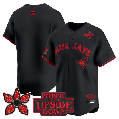 Toronto Blue Jays 'Stranger Things Edition' Vapor Premier Limited Jersey - All Stitched