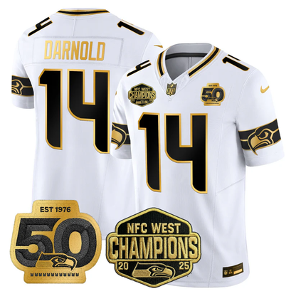 SEA 2026 NFC West Champions Limited Jersey - 50th Season Patch - Stitched n2