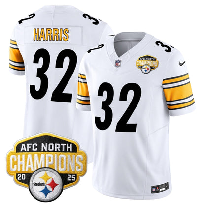 Men's Pittsburgh Steelers 2025 AFC North Division Champions Vapor Limited Jersey - All Stitched