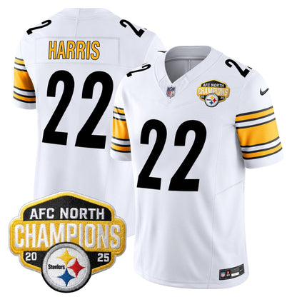 Men's Pittsburgh Steelers 2025 AFC North Division Champions Vapor Limited Jersey - All Stitched