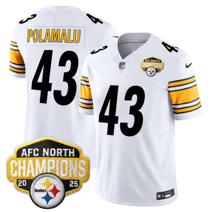 Men's Pittsburgh Steelers 2025 AFC North Division Champions Vapor Limited Jersey - All Stitched