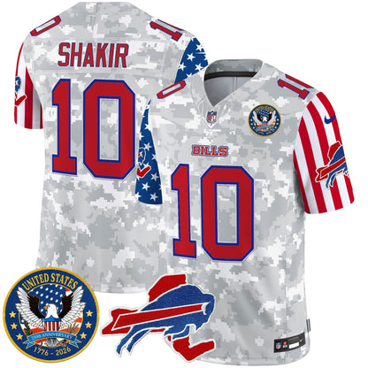 Men's Buffalo Bills "America250 Edition" Style Vapor Limited Jersey - All Stitched