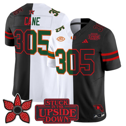 Men's Miami Hurricanes 'Upside Down Edition' Vapor Limited Jersey - All Stitched