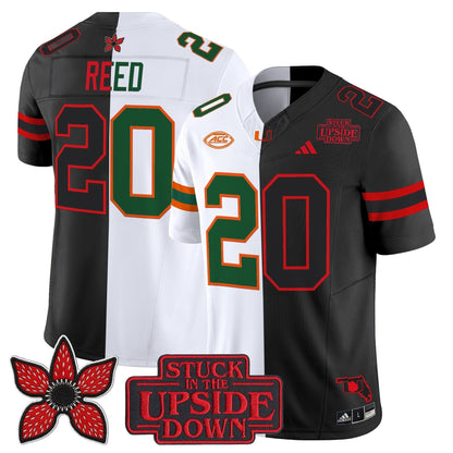 Men's Miami Hurricanes 'Upside Down Edition' Vapor Limited Jersey - All Stitched