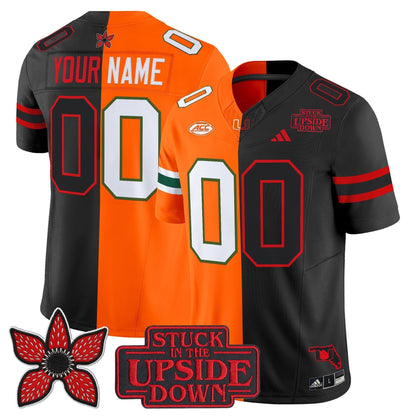 Miami Hurricanes 'Upside Down Edition' Vapor Limited Custom Jersey - All Stitched
