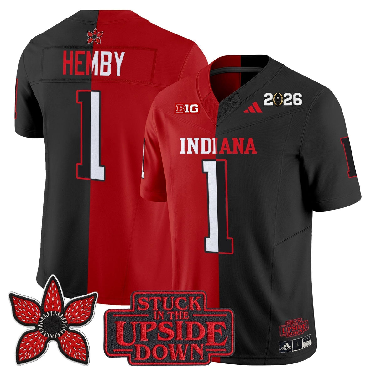 Indiana Hoosiers 'Upside Down Edition' Vapor Limited Jersey - All Stitched
