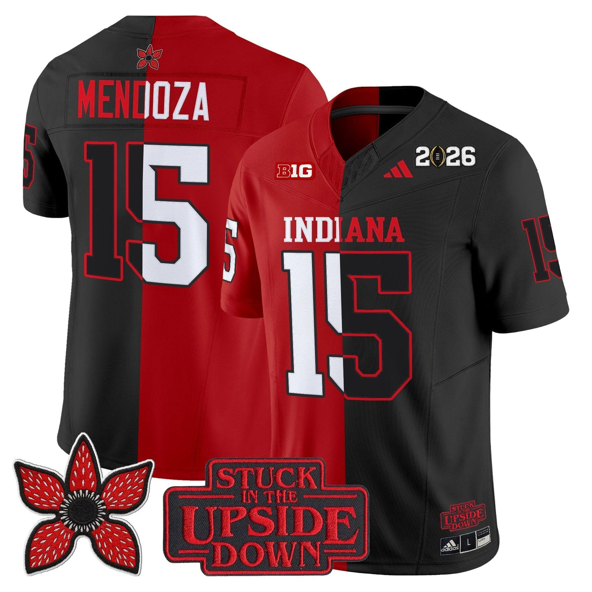 Indiana Hoosiers 'Upside Down Edition' Vapor Limited Jersey - All Stitched