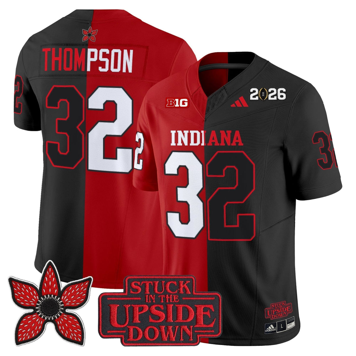 Indiana Hoosiers 'Upside Down Edition' Vapor Limited Jersey - All Stitched