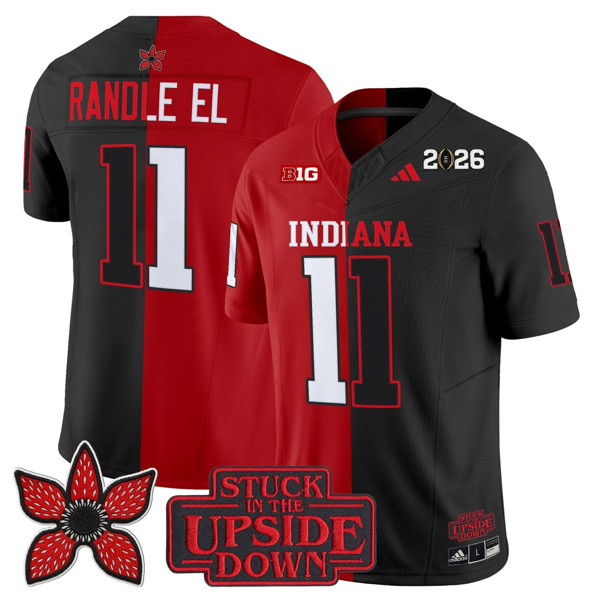 Indiana Hoosiers 'Upside Down Edition' Vapor Limited Jersey - All Stitched
