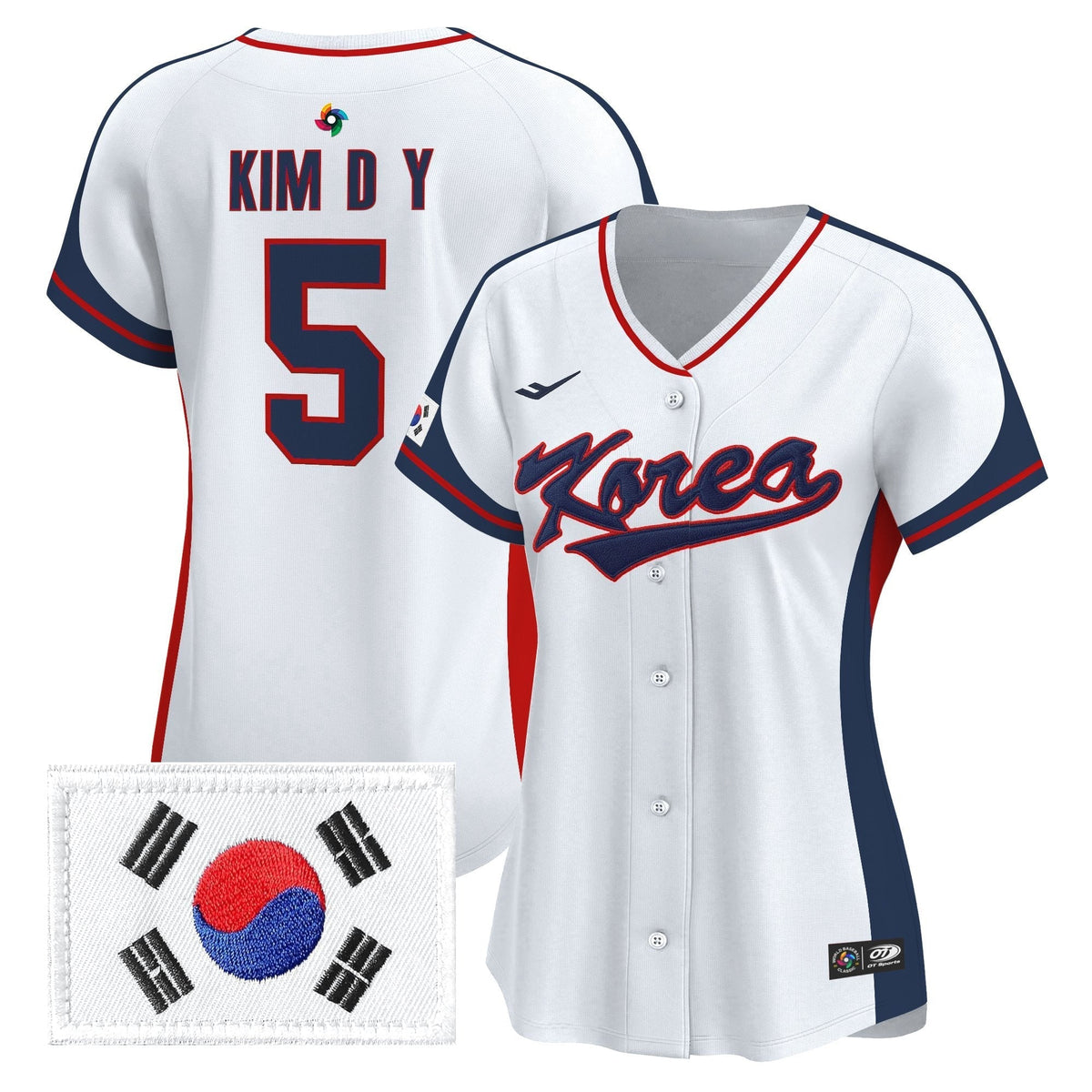 Women's Team Korea 2026 World Baseball Classic Vapor Premier Jersey - All Stitched