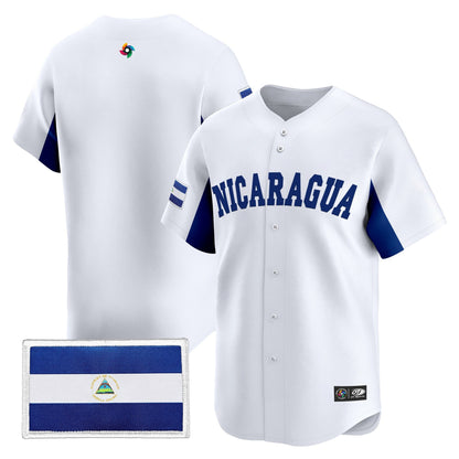 Men's Team Nicaragua 2026 World Baseball Classic Vapor Premier Jersey - All Stitched