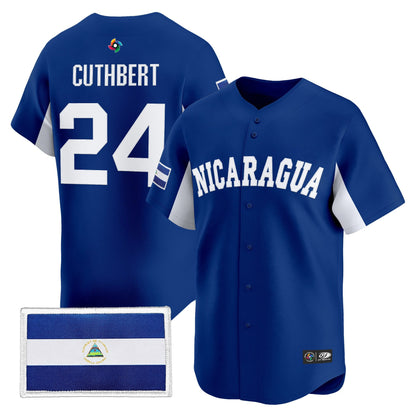 Men's Team Nicaragua 2026 World Baseball Classic Vapor Premier Jersey - All Stitched