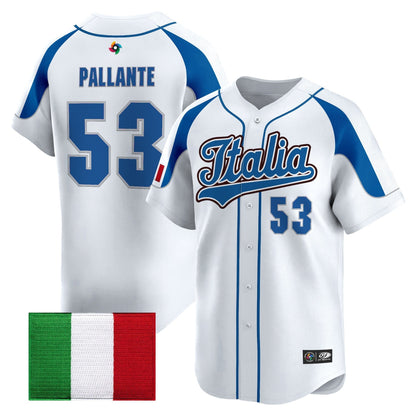 Men's Team Italy 2026 World Baseball Classic Vapor Premier Jersey - All Stitched