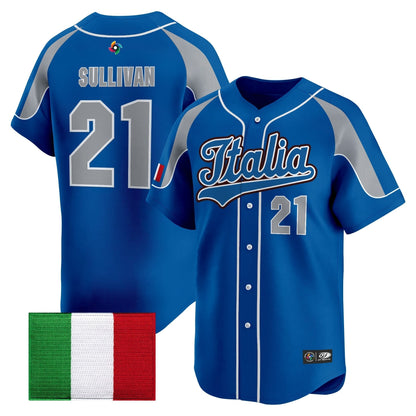Men's Team Italy 2026 World Baseball Classic Vapor Premier Jersey - All Stitched