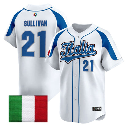 Men's Team Italy 2026 World Baseball Classic Vapor Premier Jersey - All Stitched