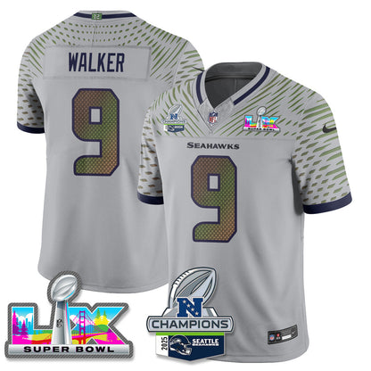 SEA 2025 NFC Champions Vapor Limited Jersey V2 - All Stitched