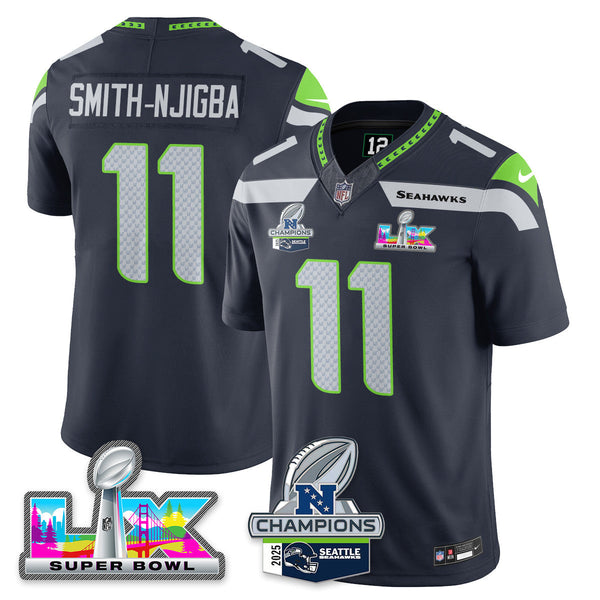SEA 2025 Vapor Limited Jersey - NFC Champions Limited Patch - Stitched n10