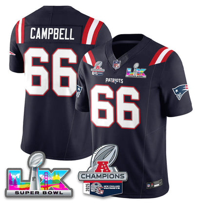 Men' NE 2025 Vapor Jersey - AFC Champions Limited Patch - Stitched n15