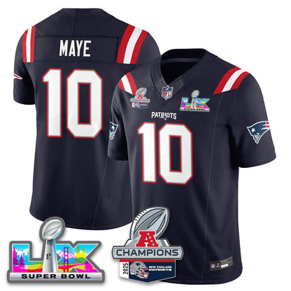 Men' NE 2025 Vapor Jersey - AFC Champions Limited Patch - Stitched n15