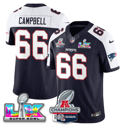 NE 2025 AFC Champions Vapor Limited Jersey V2 - All Stitched