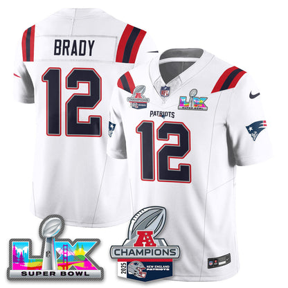 NE 2025 AFC Champions Vapor Limited Jersey V2 - All Stitched