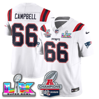 NE 2025 AFC Champions Vapor Limited Jersey V2 - All Stitched
