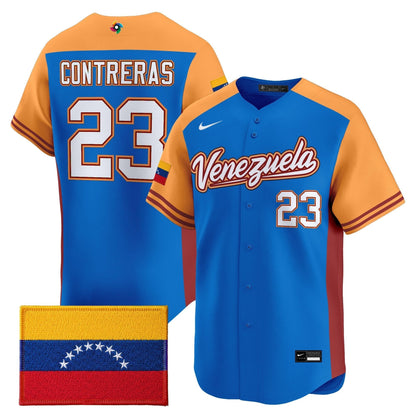 Men's Team Venezuela World Baseball Classic Vapor Premier Jersey - 2026 Roster - All Stitched