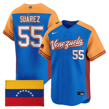 Men's Team Venezuela World Baseball Classic Vapor Premier Jersey - 2026 Roster - All Stitched