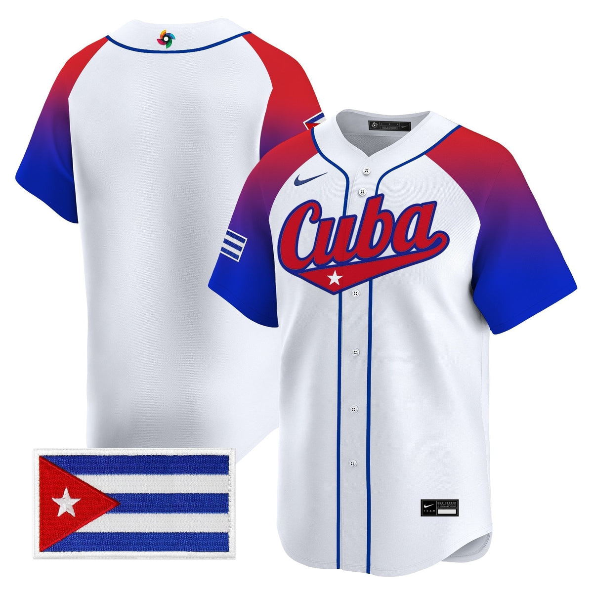 Men's Team Cuba World Baseball Classic Vapor Premier Jersey - 2026 Roster - All Stitched