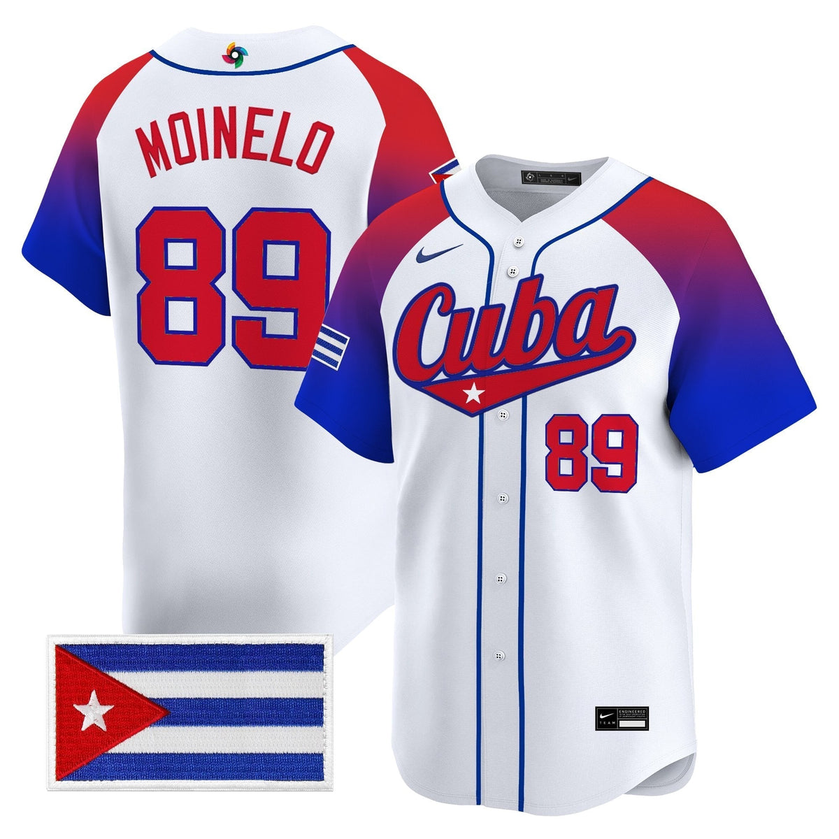 Men's Team Cuba World Baseball Classic Vapor Premier Jersey - 2026 Roster - All Stitched