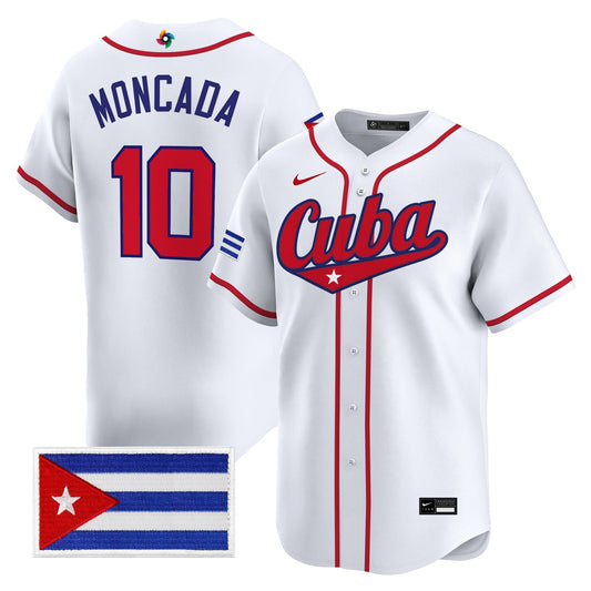 Men's Team Cuba World Baseball Classic Vapor Premier Jersey - 2026 Roster - All Stitched