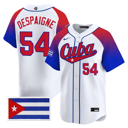 Men's Team Cuba World Baseball Classic Vapor Premier Jersey - 2026 Roster - All Stitched
