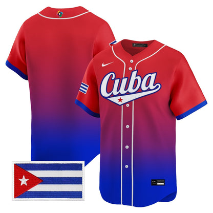 Men's Team Cuba World Baseball Classic Vapor Premier Jersey - 2026 Roster - All Stitched