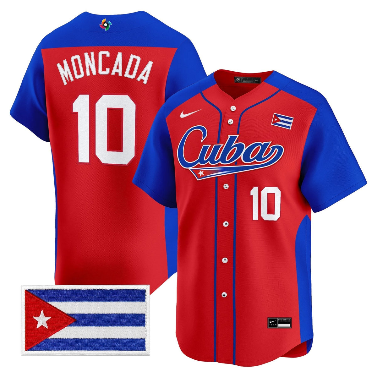 Men's Team Cuba World Baseball Classic Vapor Premier Jersey - 2026 Roster - All Stitched
