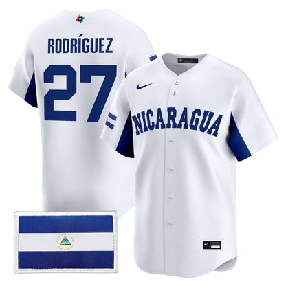 Men's Team Nicaragua 2026 World Baseball Classic Vapor Premier Jersey - All Stitched