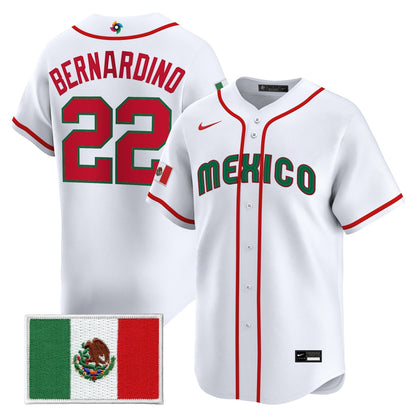 Men's Team Mexico World Baseball Classic Vapor Premier Jersey - 2026 Roster - All Stitched