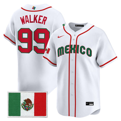 Men's Team Mexico World Baseball Classic Vapor Premier Jersey - 2026 Roster - All Stitched