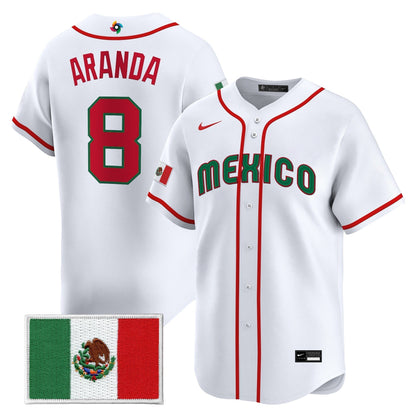 Men's Team Mexico World Baseball Classic Vapor Premier Jersey - 2026 Roster - All Stitched