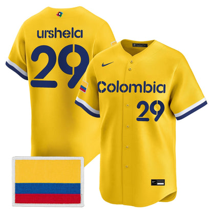 Men's Team Colombia 2026 World Baseball Classic Vapor Premier Jersey - All Stitched