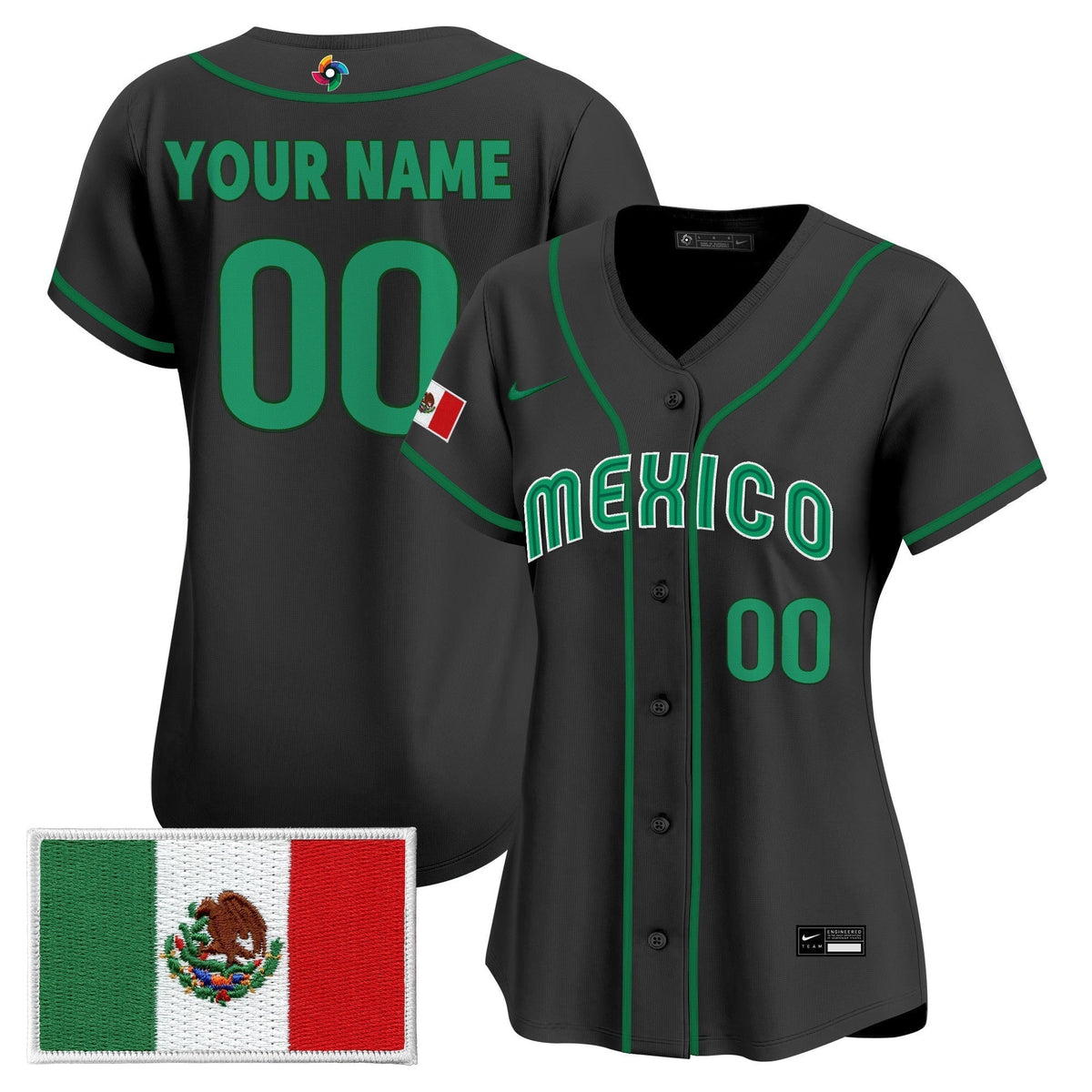 Team Mexico World Baseball Classic Vapor Premier Custom Jersey - 2026 Roster - All Stitched
