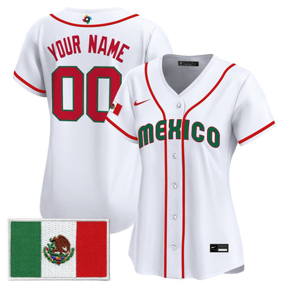 Team Mexico World Baseball Classic Vapor Premier Custom Jersey - 2026 Roster - All Stitched