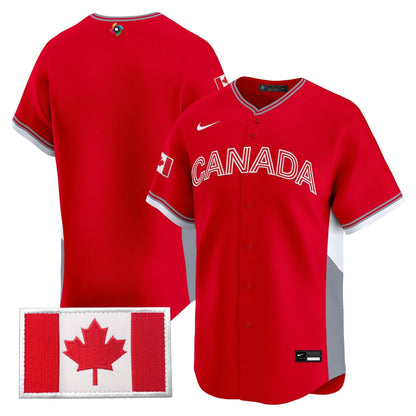 Men’s Team Canada World Baseball Classic Vapor Premier Jersey - 2026 Roster - All Stitched