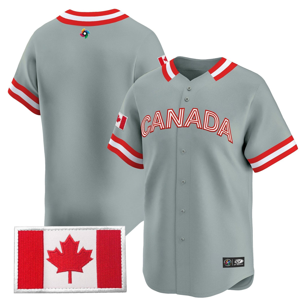 Men’s Team Canada World Baseball Classic Vapor Premier Jersey - 2026 Roster - All Stitched