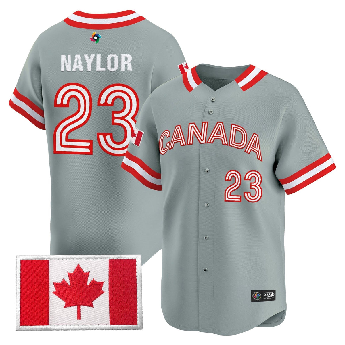 Men’s Team Canada World Baseball Classic Vapor Premier Jersey - 2026 Roster - All Stitched