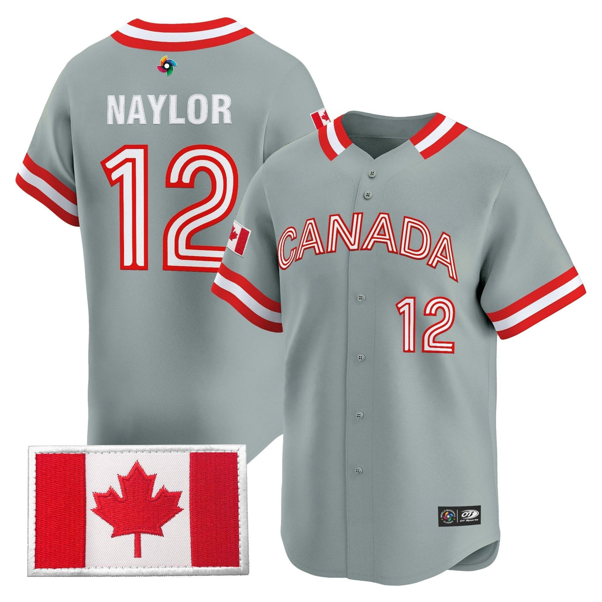 Men’s Team Canada World Baseball Classic Vapor Premier Jersey - 2026 Roster - All Stitched