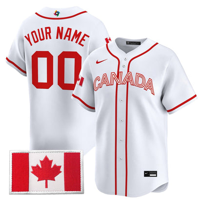 Team Canada World Baseball Classic Vapor Premier Custom Jersey - All Stitched