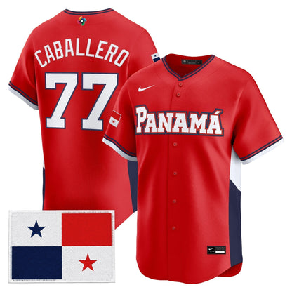 Men's Team Panama 2026 World Baseball Classic Vapor Premier Jersey - All Stitched